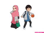 komik hijab 3dx sma
