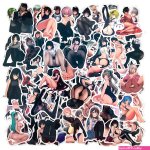 : Sexy Hentai Adult Anime Sticker Pack100pcsNo Repeat Girl Foot Stickers for Water Bottle Laptop Computer Skateboard Bicycle Luggage Guitar Travel Case Bike. : Electronics