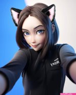 Catgirl Samsung Sam Samsung Sam Know Your Meme