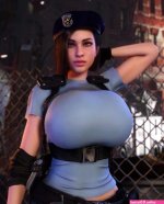 Capcom Jill Valentine 1girls 3d