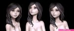 girl in plaid SpeedSculpt Olya Anufrieva Model face Art girl Girl