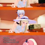 POPtart on X: Phoebe trying to help out a tiny but Zani has a different idea 12 sizetwitter giantess futa Wuwa WutheringWaves