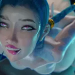 Jinx Bent Over Hair Grab Hard Ahegao Fuck Unforbidden