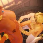 Link sucking Urbosa Futa Cock
