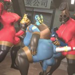Team Fortress 2 Fempyro 3futas 3d