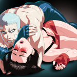 Mixed Sleeper Hold KO commission by sats-VanBrand