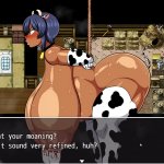 Tanned Girl Natsuki HENTAI Game Ep.40 milking machine made her pregnant pussy squirt multiple times !
