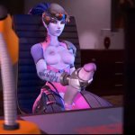 Futa widowmaker jerks off