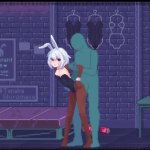 Hentai game. sexy bunny girl having fun fucking.