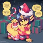 Supersatanson Ankha for Christmas Animal Crossing comic porn