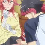 Girls with long tail