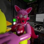 Five Nights At Freddys Chica fnaf Dick 3d
