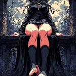 Steamy Fog Black Cloak Hentai AI Porn