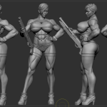 Meryl 3D Print by dmitrys.art