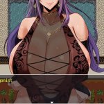 Mirenas Manor Hentai game PornPlay Ep.1 bath titjob with gigantic witch boobs