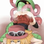 This chick luvz when pokemon with tentacles grown big!
