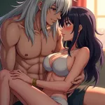 Sourceanime duo gynomorphmale dominant gynomorph futa on male
