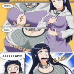 Hinata a ninja dos peites hentai