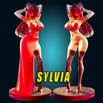 Konosuba Sylvia Futanari 3d Print Model 3D File for 3D printingCults