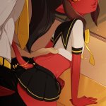 Galerij Meru as a schoolgirl