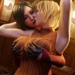 Ashley Graham and Ada Wong