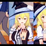 Hentai Spel Koikatsu! Heb seks met Touhou Grote tieten Marisa Kirisame. 3DCG Erotische Anime-video