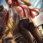 Makise Kurisu By Axsens