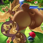 Pokemon mating season by Li0nie