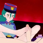 Nurse Joy and Officer Jenny intense sex.