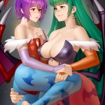 Lilith and Morrigan