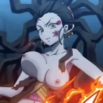 Demon Slayer Daki wants fuck her big ass anal creampie anime hentai uncensored cartoon 18