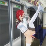 3D HENTAI Schoolgirl fodeu contra a parede no vago noturno do metrô