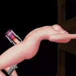 MMD Futanari Miku milking