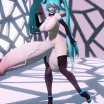 Futa Hyper Futanari Miku Deep Blue Town 3D