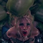 Vrouwelijke ridder verliest van monster ork