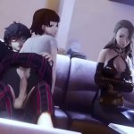 amateurthrowaway Makoto Niijima rides Akira while Sae watches
