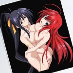 Akeno Himejima sexy hentai anime Rias Gremory High School DxD. Sticker Poster for Sale by Lemed36tea