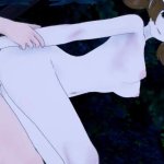 Lyra Kotone and I have intense sex in the park at night.