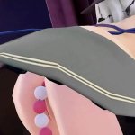 Koishi Komeiji Hentai Handjob Touhou Project Cumshot Facial MMD 3D Gray Clothes CLIP