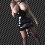 Goth futa in cock chastity 2