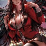 kakegurui jabami yumeko hentai pictures by liang xing about breasts playingcards whiteshirt