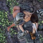 Lara Croft awakens an ancient statue to obtain sperm for a ritual. 3D Hentai Game
