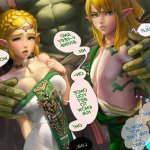 Ganondorf Zelda and Link