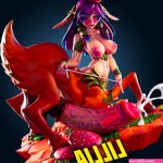 Lillia Massive Futanari League of Legends 3D print Model 3D File for 3D printingCults