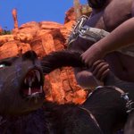 Furry Wolfhybrid animation Wildlife game