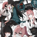hoshimi miyabi and tsukishiro yanagi zenless zone zero drawn by rekka