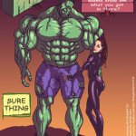 blackwidow fucks hulk cock
