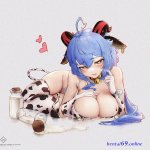 ganyu hentai cow