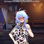 ganyu hentai cow