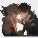 bakugou x deku mangga